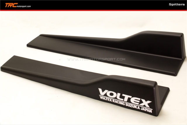 ครอบสเกิร์ตข้าง VOLTEX Size-M ยาว 60 cm. สีดำ ติดตั้งได้ทุกรุ่น (Side Diffuser)